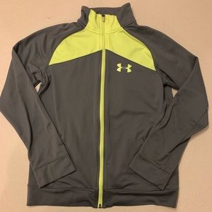 Unde Armour Boys Zipper Hoodie Youth Large